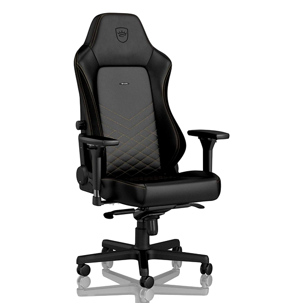 Noblechairs Hero cuero PU negro dorado  Silla Noblechairs Hero cuero PU negro dorado  Silla