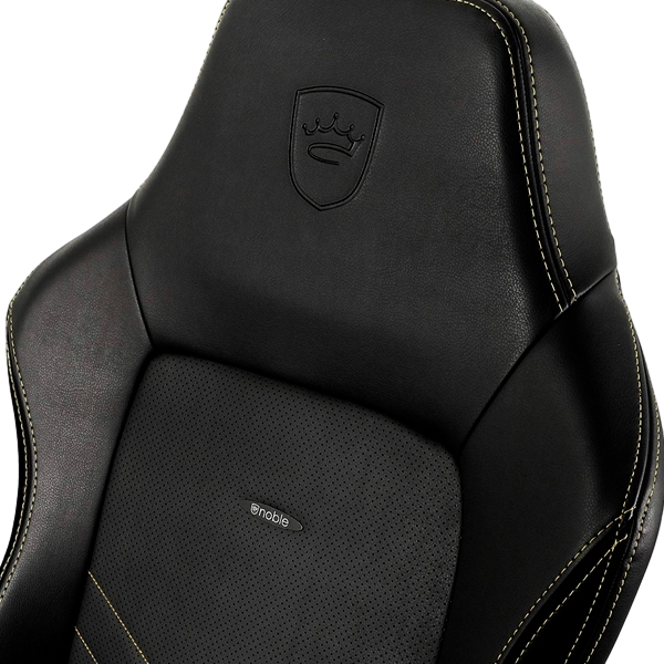 Noblechairs Hero cuero PU negro dorado  Silla Noblechairs Hero cuero PU negro dorado  Silla