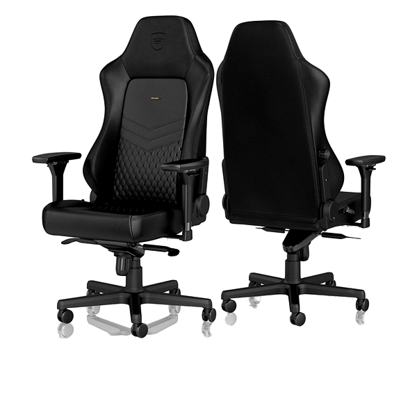 Noblechairs Hero cuero negro Silla Noblechairs Hero cuero negro Silla