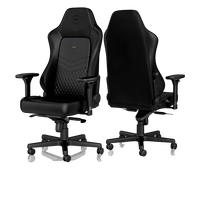 Noblechairs Hero cuero negro Silla Noblechairs Hero cuero negro Silla