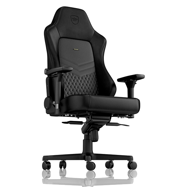 Noblechairs Hero cuero negro Silla Noblechairs Hero cuero negro Silla