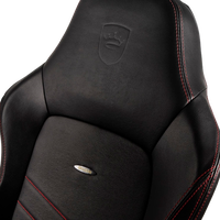 Noblechairs Hero cuero negro  rojo  Silla