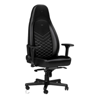 Noblechairs Icon cuero PU negro blanco Silla Noblechairs Icon cuero PU negro blanco Silla