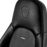 Noblechairs Icon cuero PU negro blanco Silla Noblechairs Icon cuero PU negro blanco Silla