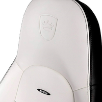 Noblechairs Icon cuero PU blanco  negro  Silla