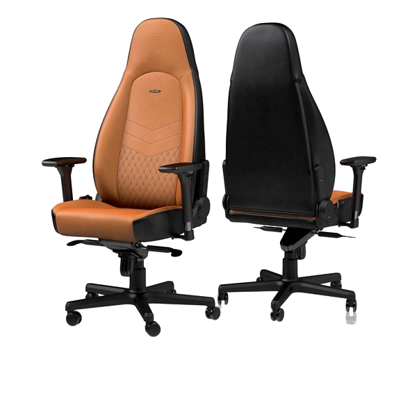 Noblechairs Icon cuero cognac  Silla Noblechairs Icon cuero cognac  Silla