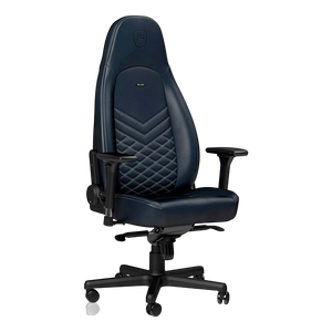 Noblechairs Icon cuero azul midnight  Silla