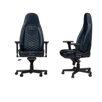 Noblechairs Icon cuero azul midnight  Silla