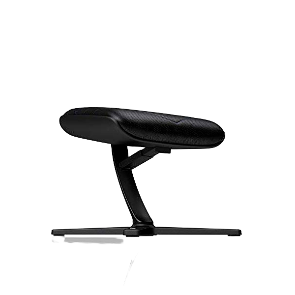 Noblechairs cuero PU negro  azul  Reposapiés Noblechairs cuero PU negro  azul  Reposapiés