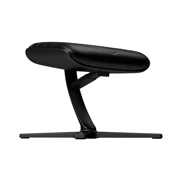 Noblechairs cuero PU negro  dorado  Reposapiés Noblechairs cuero PU negro  dorado  Reposapiés