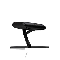 Noblechairs cuero PU negro  rojo Reposapiés