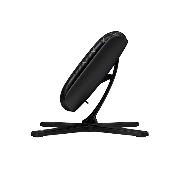 Noblechairs cuero PU negro  blanco  Reposapiés Noblechairs cuero PU negro  blanco  Reposapiés