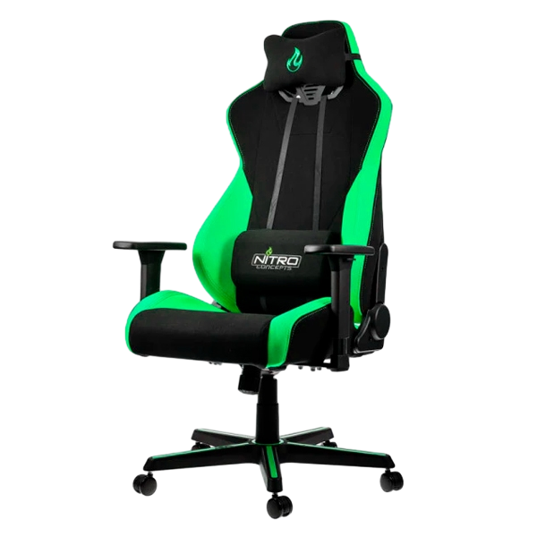 Nitro Concepts S300 Negro  Verde  Silla Nitro Concepts S300 Negro  Verde  Silla