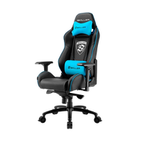 Sharkoon Skiller SGS3 negra azul Silla Sharkoon Skiller SGS3 negra azul Silla