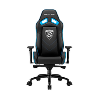 Sharkoon Skiller SGS3 negra azul Silla Sharkoon Skiller SGS3 negra azul Silla