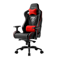 Sharkoon Skiller SGS4 negra roja Silla Sharkoon Skiller SGS4 negra roja Silla
