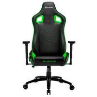 Sharkoon Elbrus 2 Black  Green  Silla