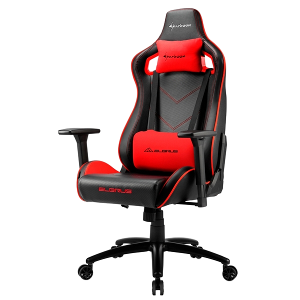 Sharkoon Elbrus 2 Black  Red  Silla Sharkoon Elbrus 2 Black  Red  Silla