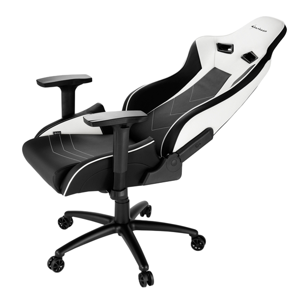 Sharkoon Elbrus 3 Black  White  Silla Sharkoon Elbrus 3 Black  White  Silla