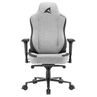 Sharkoon SGS40 Fabric Black  Grey  Silla