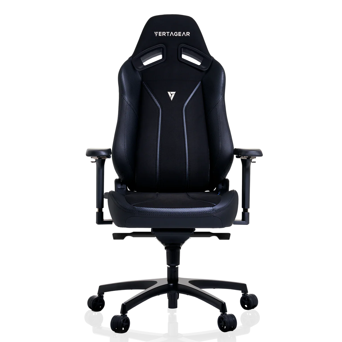 Vertagear SL5800 Negro Carbón | Silla Ergonómica Reclinable Ajuste Lumbar Reposabrazos 4D
