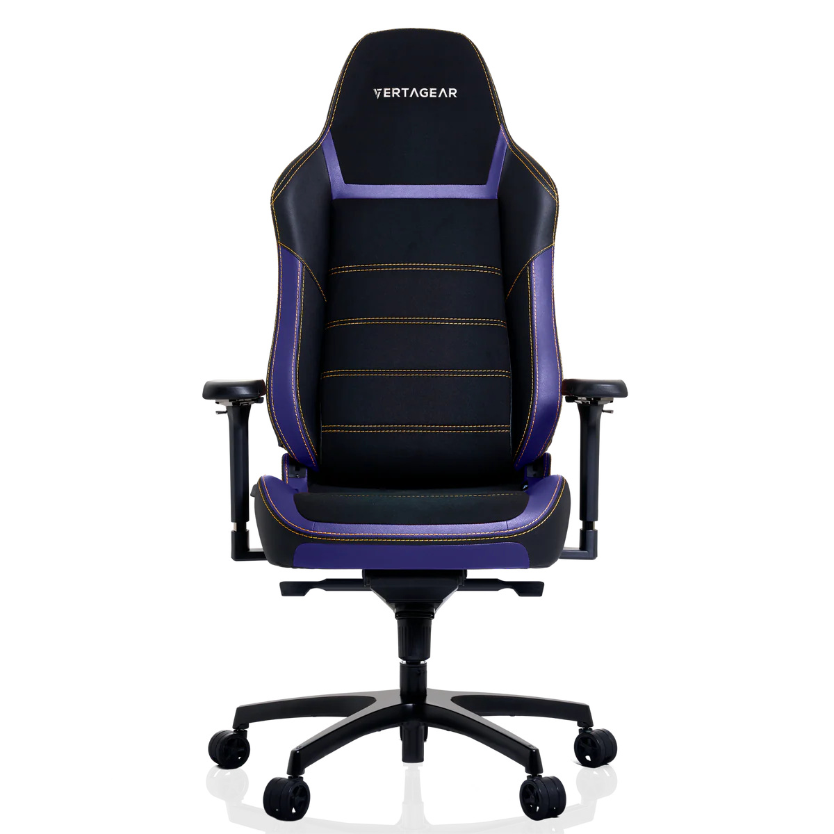 Vertagear PL6800 Púrpura Medianoche | Silla Ergonómica Reclinable Ajuste Lumbar Reposabrazos 4D
