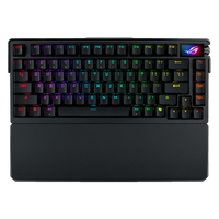 ASUS ROG Azoth Extreme 75% Teclado mecánico Inalámbrico Switches NX Snow RGB Pantalla táctil OLED Gasket Mount PBT Double-Shot