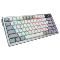 ASUS ROG Azoth Moonlight White 75 Teclado mecánico Inalámbrico Switches ROG NX Snow Hotswappable Pantalla OLED Gasket Mount PBT DoubleShot