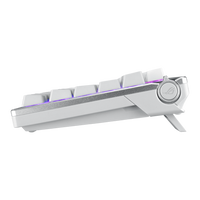 ASUS ROG Azoth Moonlight White 75 Teclado mecánico Inalámbrico Switches ROG NX Snow Hotswappable Pantalla OLED Gasket Mount PBT DoubleShot