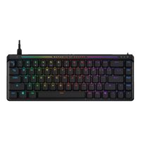 ASUS ROG Falchion Ace HFX Mini 65 Teclado mecánico gaming Switches magnéticos ROG HFX ajustable Rapid Trigger Panel táctil Keycaps PBT DoubleShot