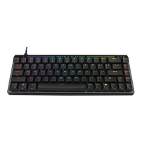 ASUS ROG Falchion Ace HFX Mini 65 Teclado mecánico gaming Switches magnéticos ROG HFX ajustable Rapid Trigger Panel táctil Keycaps PBT DoubleShot