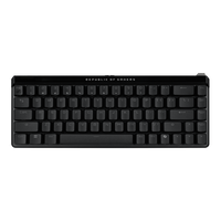 ASUS ROG Falchion Ace HFX Mini 65 Teclado mecánico gaming Switches magnéticos ROG HFX ajustable Rapid Trigger Panel táctil Keycaps PBT DoubleShot