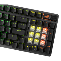 ASUS ROG Strix Scope II 96 Teclado mecánico Inalámbrico gaming Switches ópticos ROG NX Storm RGB Keycaps PBT DoubleShot