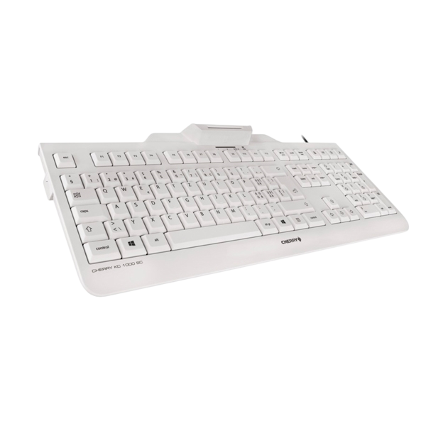Cherry KC 1000 SC  Lector DNIe Blanco  Teclado Cherry KC 1000 SC  Lector DNIe Blanco  Teclado