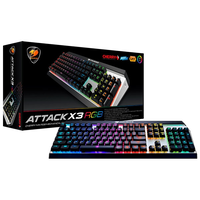 Cougar Attack X3 RGB Gaming Cherry MX Red Teclado Cougar Attack X3 RGB Gaming Cherry MX Red Teclado