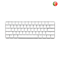 Ducky One 2 Mini Pure White RGB MX Brown Layout PT Teclado Ducky One 2 Mini Pure White RGB MX Brown Layout PT Teclado