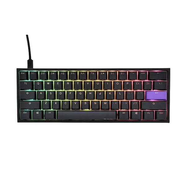 Ducky ONE 2 PRO Classic Mini 60 Kailh Red RGB PBT Teclado Ducky ONE 2 PRO Classic Mini 60 Kailh Red RGB PBT Teclado