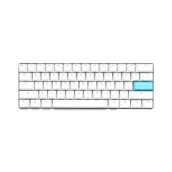 Ducky ONE 2 PRO Classic Mini 60 Pure White  Kailh Brown RGB PBT  Teclado Ducky ONE 2 PRO Classic Mini 60 Pure White  Kailh Brown RGB PBT  Teclado