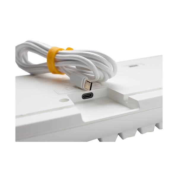 Ducky ONE 3 Classic FullSize Pure White Hotswappable MXBlue RGB PBT  Teclado Ducky ONE 3 Classic FullSize Pure White Hotswappable MXBlue RGB PBT  Teclado