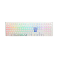 Ducky ONE 3 Classic FullSize Pure White Hotswappable MXSilent Red RGB PBT  Teclado