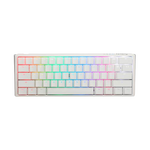 Ducky ONE 3 Classic Mini 60% Pure White Hot-swappable MX-Clear RGB PBT - Teclado