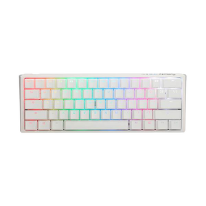 Ducky ONE 3 Classic Mini 60 Pure White Hotswappable MXClear RGB PBT  Teclado