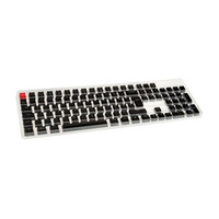 Glorious PC Gaming Race Keycaps ABS 105 Negro Layout ES