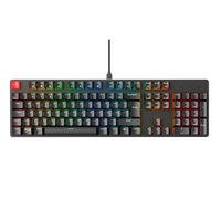 Glorious PC Gaming Race Keycaps ABS 105 Negro Layout PT