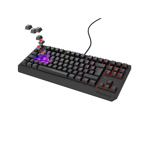 Genesis Thor 230 TKL Teclado Mecánico RGB Switches Outemu RED Hotswappable Antighosting Genesis Thor 230 TKL Teclado Mecánico RGB Switches Outemu RED Hotswappable Antighosting