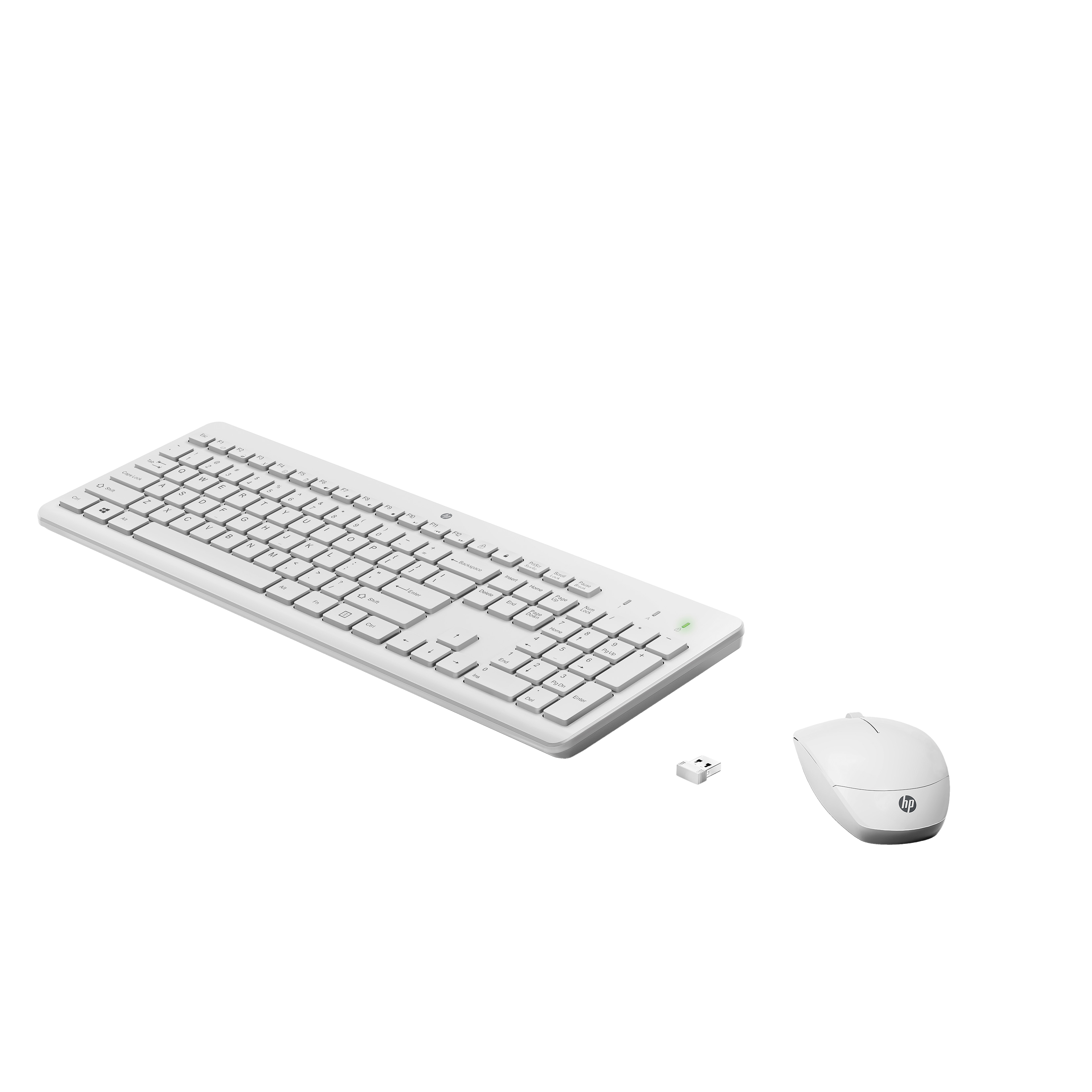 HP 230 Teclado y Ratón Inalámbricos Blanco