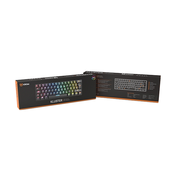 Krom Kluster RGB Compact RED inalámbrico  Teclado mecánico Krom Kluster RGB Compact RED inalámbrico  Teclado mecánico