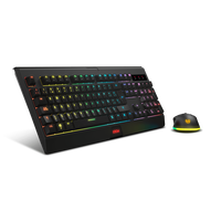 Krom Kabala Wireless RGB Gaming Teclado y Ratón inalámbrico Switches membrana AntiGhosting Krom Kabala Wireless RGB Gaming Teclado y Ratón inalámbrico Switches membrana AntiGhosting