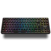 Kernel PRO RGB Gaming Wireless Teclado mecánico Inalámbrico TKL Switches Outemu Red Hotswap Conectividad Trimodo Kernel PRO RGB Gaming Wireless Teclado mecánico Inalámbrico TKL Switches Outemu Red Hotswap Conectividad Trimodo