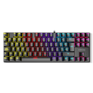 Krom Kasic RGB Gaming Teclado mecánico TKL Switches Red AntiGhosting Krom Kasic RGB Gaming Teclado mecánico TKL Switches Red AntiGhosting